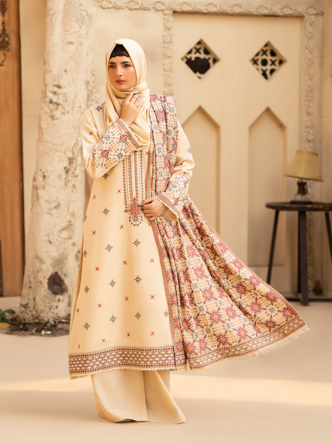 Embroidered Karandi'25