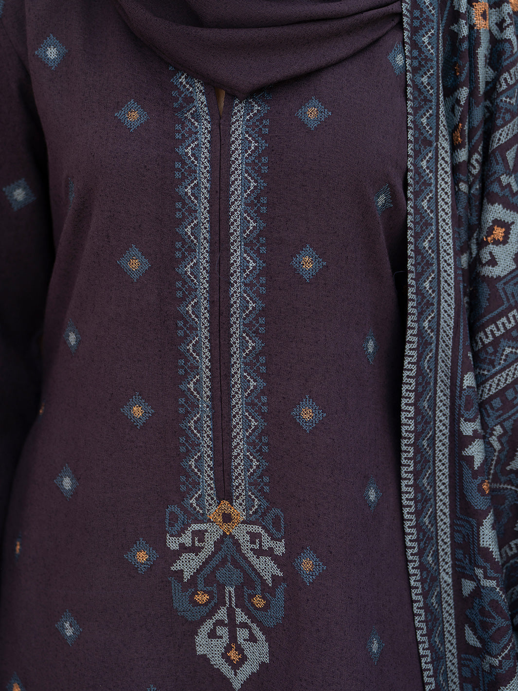 Embroidered Karandi'25