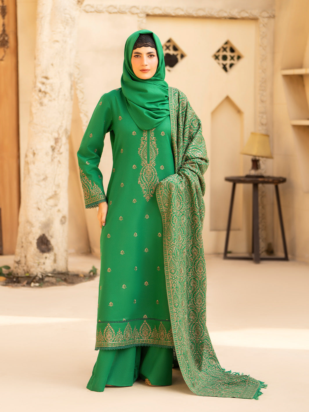 Embroidered Karandi'25